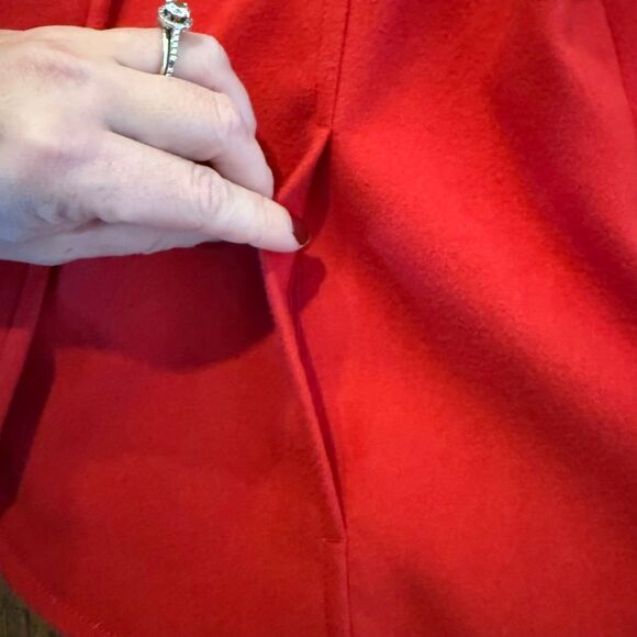 Chico’s red vibrant two button blazer jacket size 1/M - Picture 9 of 10